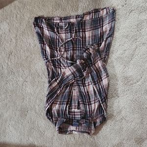 Plaid Maternity Shirt